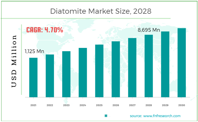 Diatomite Market Size