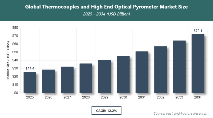 Global Thermocouples and High End Optical Pyrometer Market Size